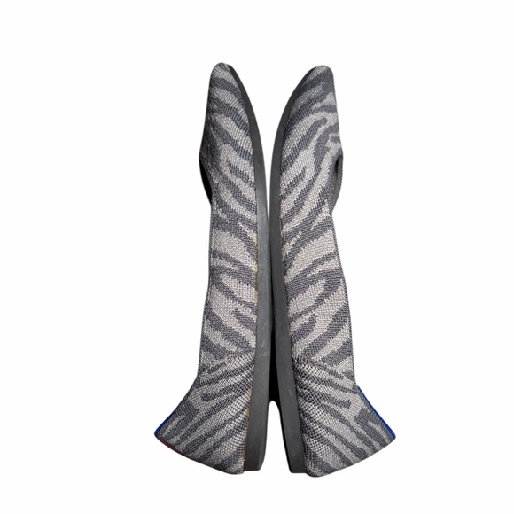 Rothy’s zebra print pointy toe flats - Picture 4 of 10